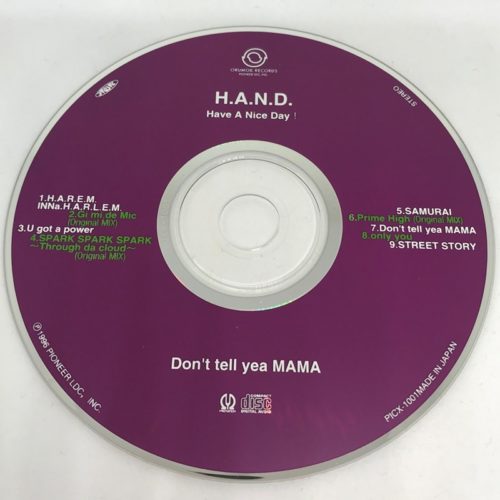 H.A.N.D. / Don't tell yea MAMA　CD