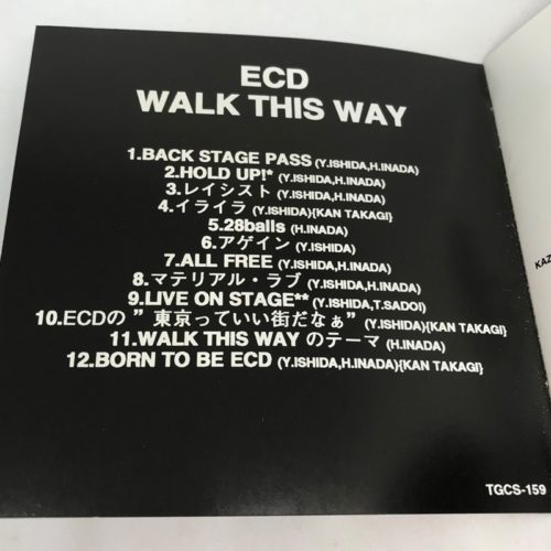 ECD / WALK THIS WAY　曲