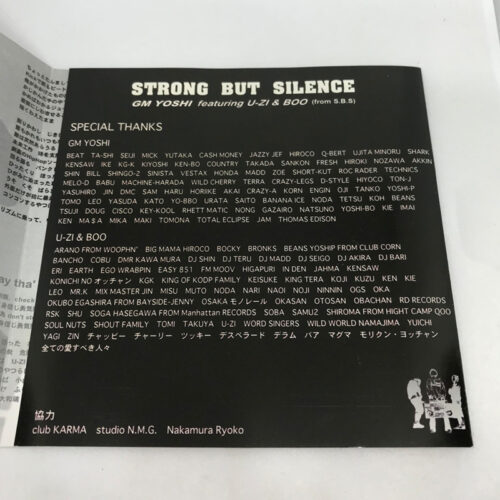 GM YOSHI / Strong But Silence　サンクス